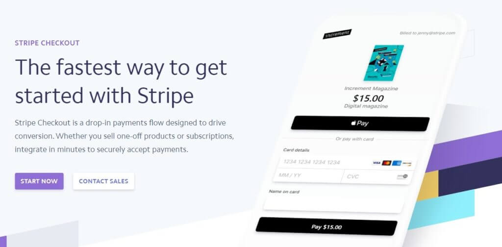 Stripe 付款時，只需一次性輸入付款資料